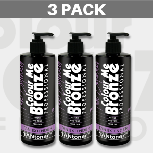 Colour Me Bronze Professional - TANtoner Tan Extender - 3 pack
