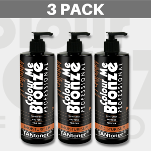 Colour Me Bronze Professional - TANtoner Moisturiser - 3 pack