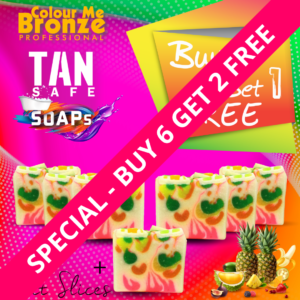 TANsafe Soap - Fruit Slices - Buy 6 Get 2 Free