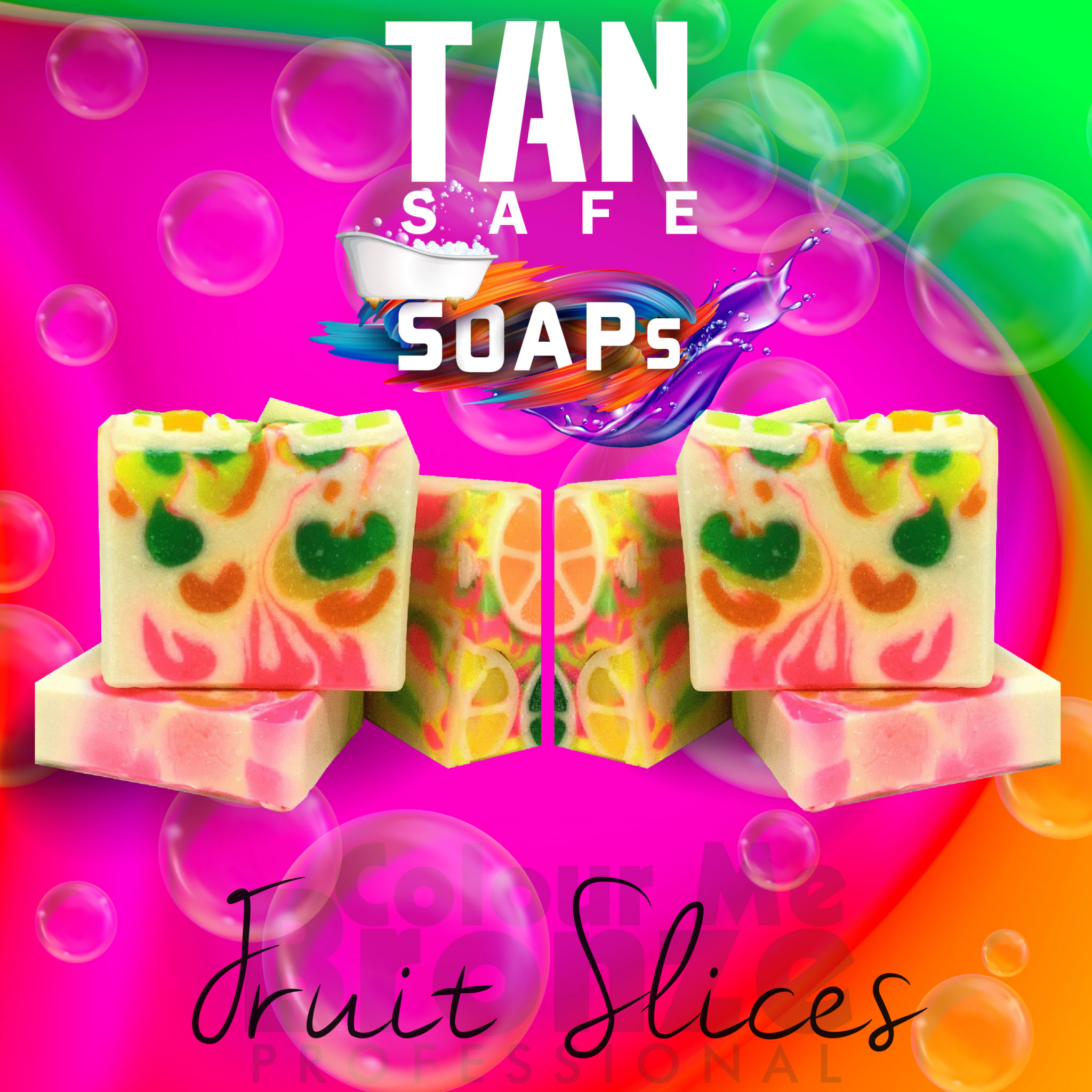 Colour Me Bronze Professional TANsafe Soap - Fruit Slices